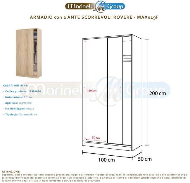 Armadio guardaroba asta appendiabiti 2 ante 5 ripiani BIANCO 120 X 50 X 200 cm - TOP020BO | Leroy Merlin Armadio guardaroba asta appendiabiti 2 ante 5 ripiani BIANCO 120 X 50 X 200 cm - TOP020BO | Leroy Merlin