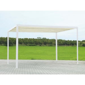 Moustiquaire pour gazebo de jardin. Moustiquaire avec système d'arrachage.  300X200H cm Blanc