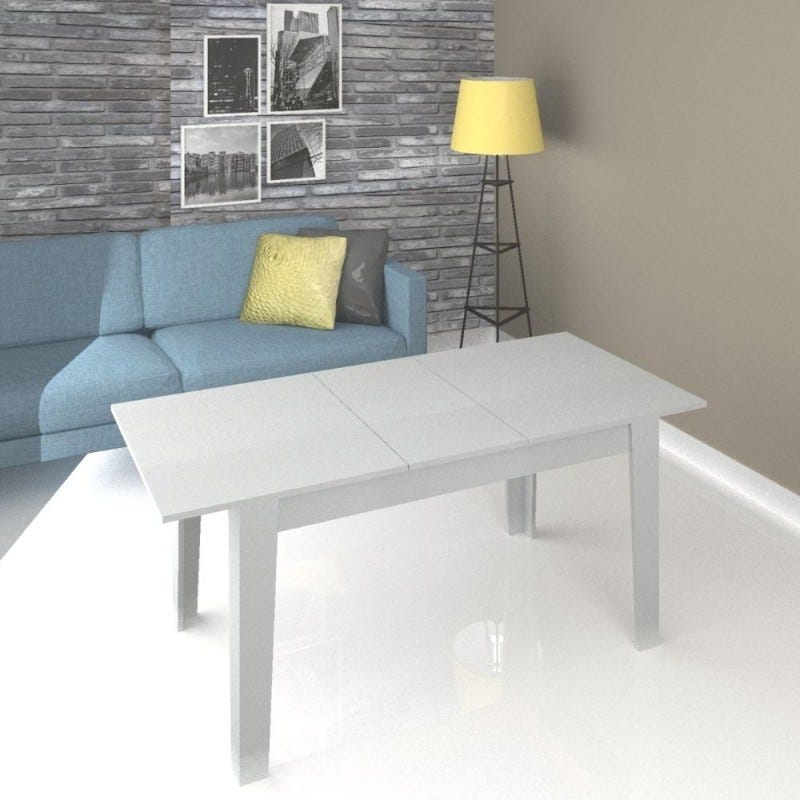 Tavolo allungabile bianco 140x80 cm Tolmen