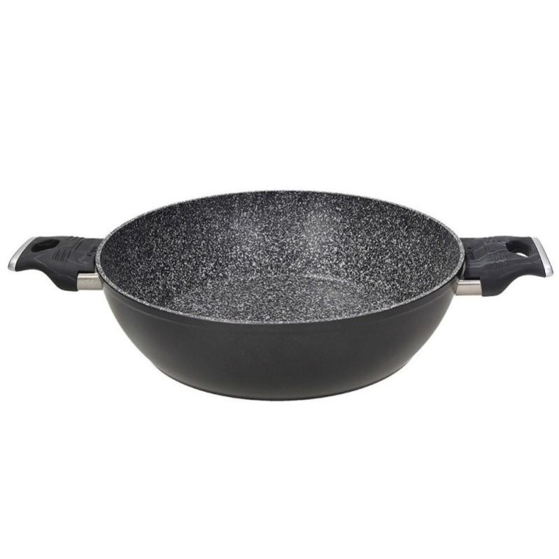Tegame H&H Alessandro Borghese Paprika - 28 Cm In Alluminio Antiaderente, Colore Terracotta, Lavabile In Lavastoviglie