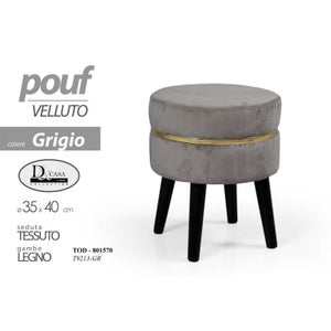 Pack Gaming Grigio: Pouf Gaming PRO + poggiapiedi + cuscino