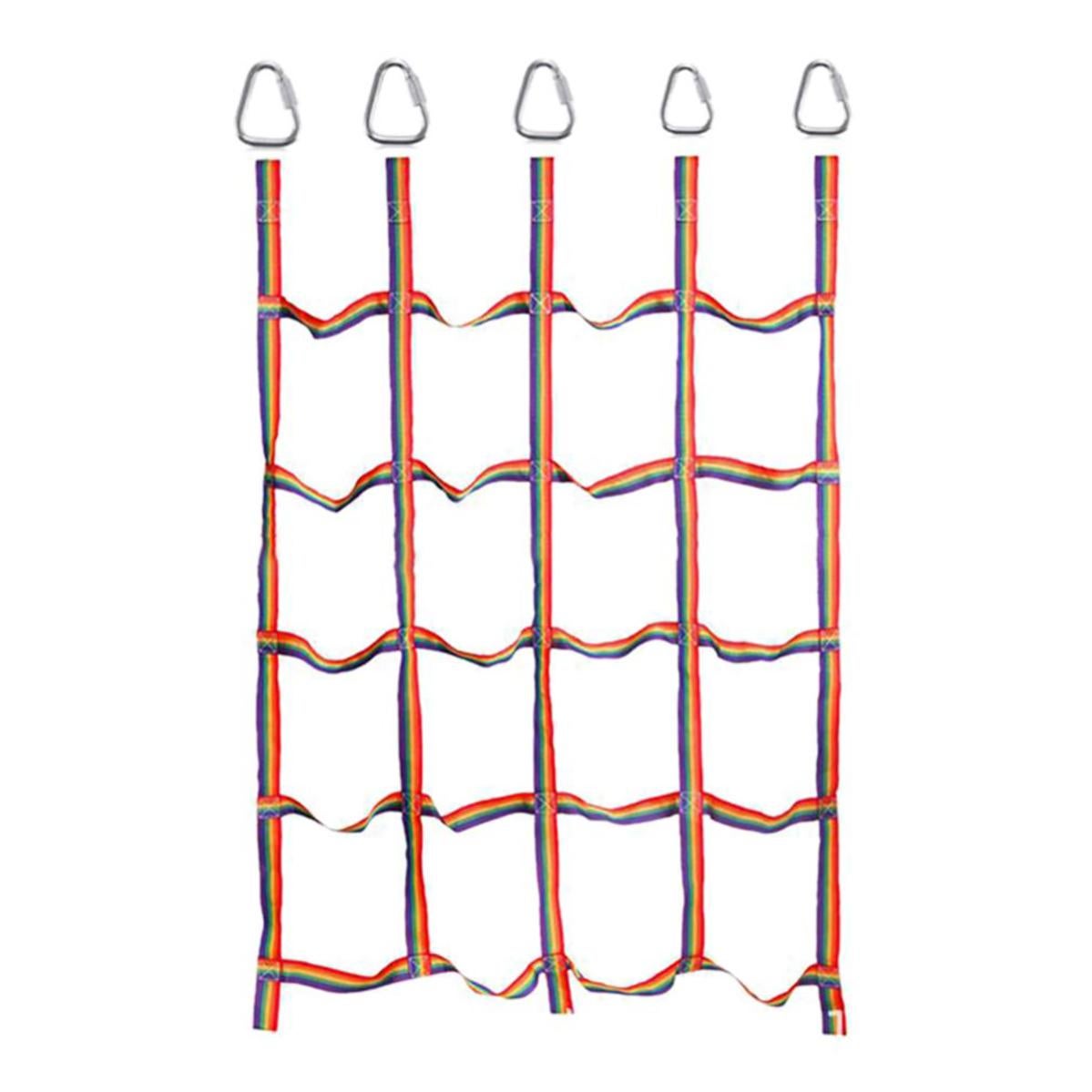 Escalade filet pour enfants Corde pour aire de jeux DIY 145 x 185 cm