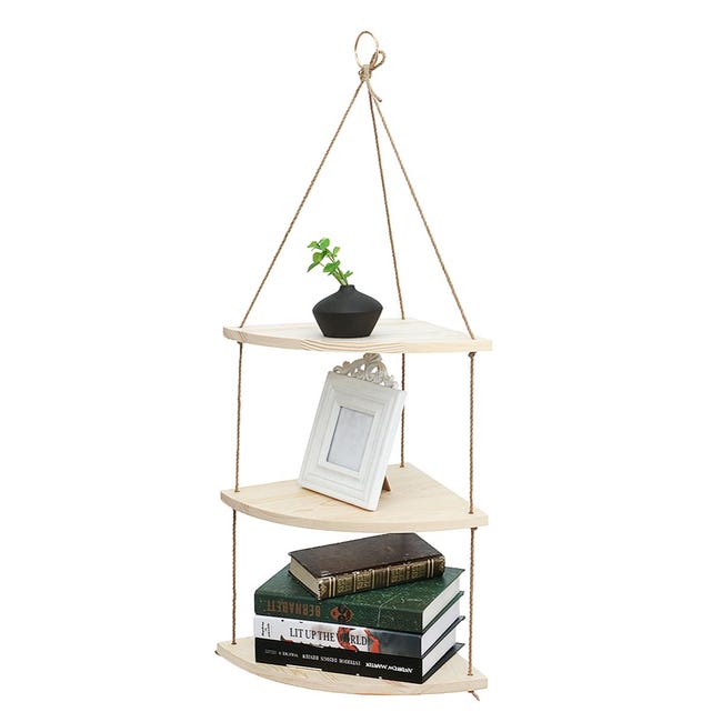 MENSOLA SOSPESA A PARETE SCAFFALE CON DIVISORIO WPC PORTAOGGETTI TOP Box Arredo - Foto 5