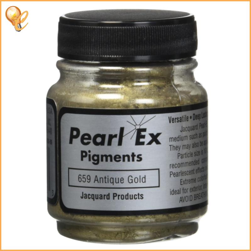 Pigmenti in polvere pearl ex - 659 Antique Gold - Jacquard color (21 gr ...