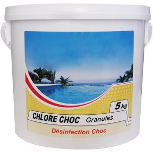Chlore choc granulé seau de 5Kg PURISSIMEAU