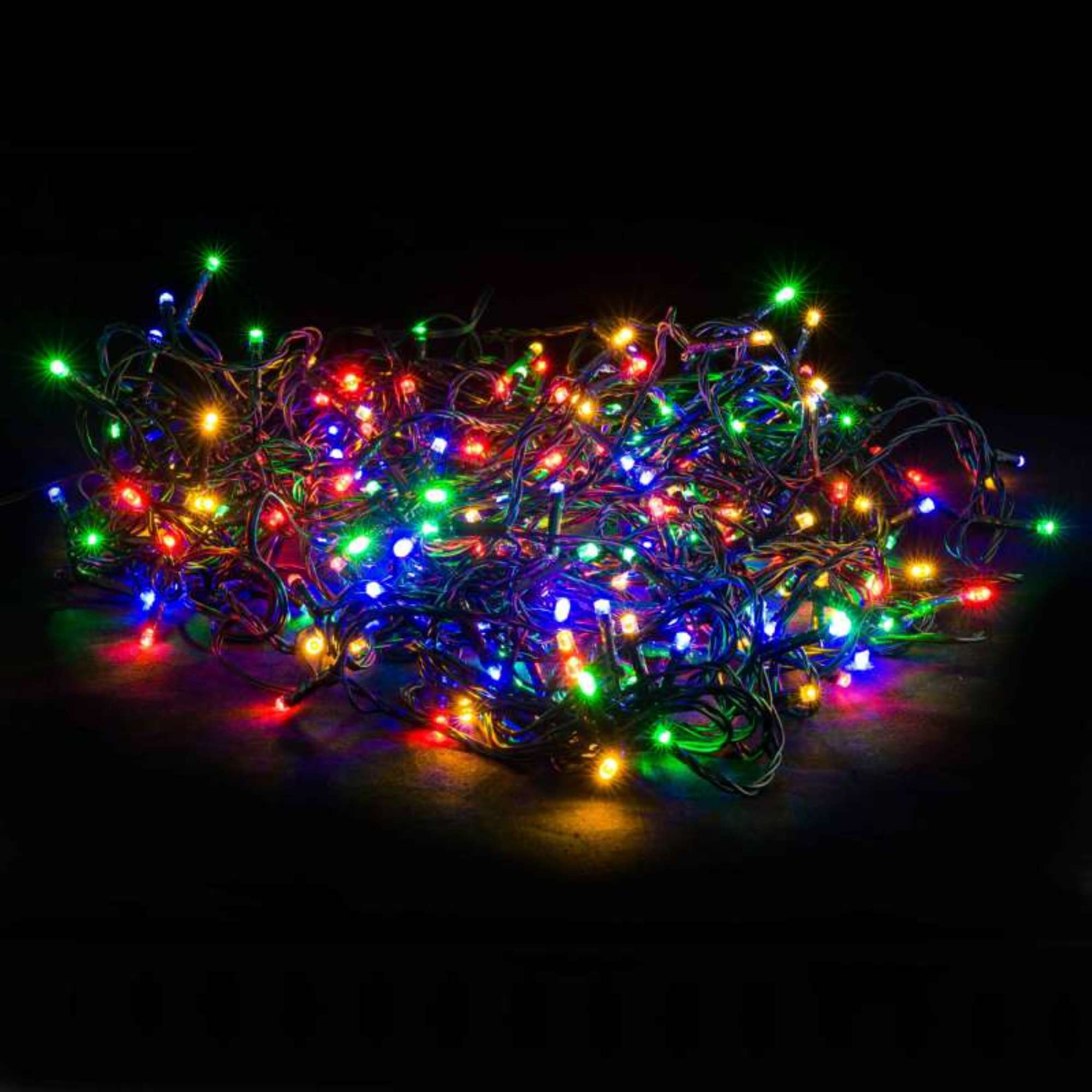 Guirlande lumineuse intérieur 4m multicolore 40 LED à piles Feeric lights &  christmas
