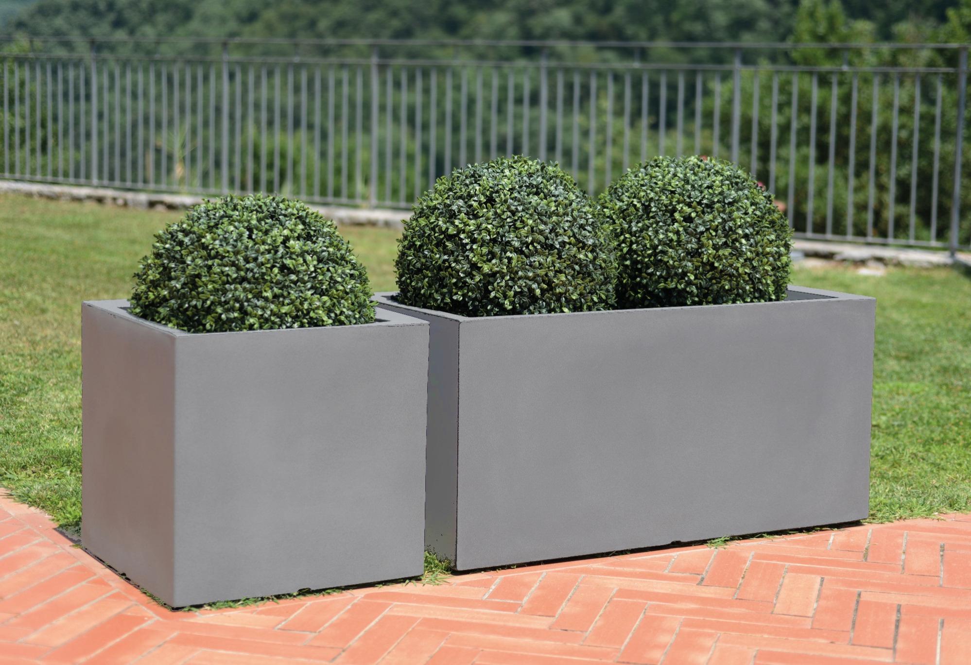 MILANO cassetta rettangolare doppia parete 80 cm. PIETRA SERENA | Leroy