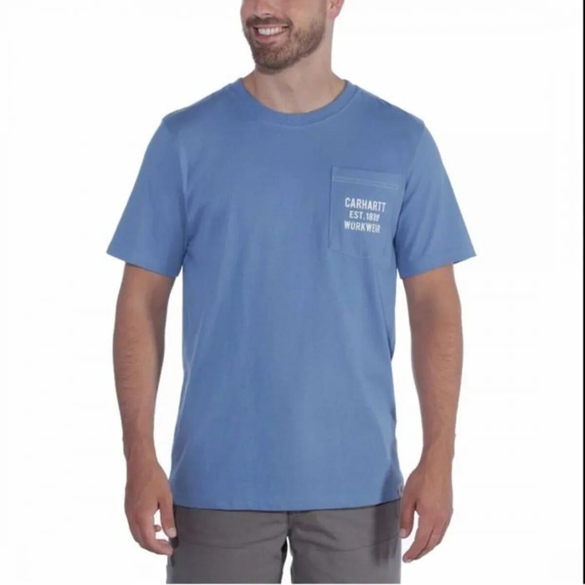 T-shirt avec poche Workwear Graphics bleu ciel - Carhartt - Taille XXL - 3