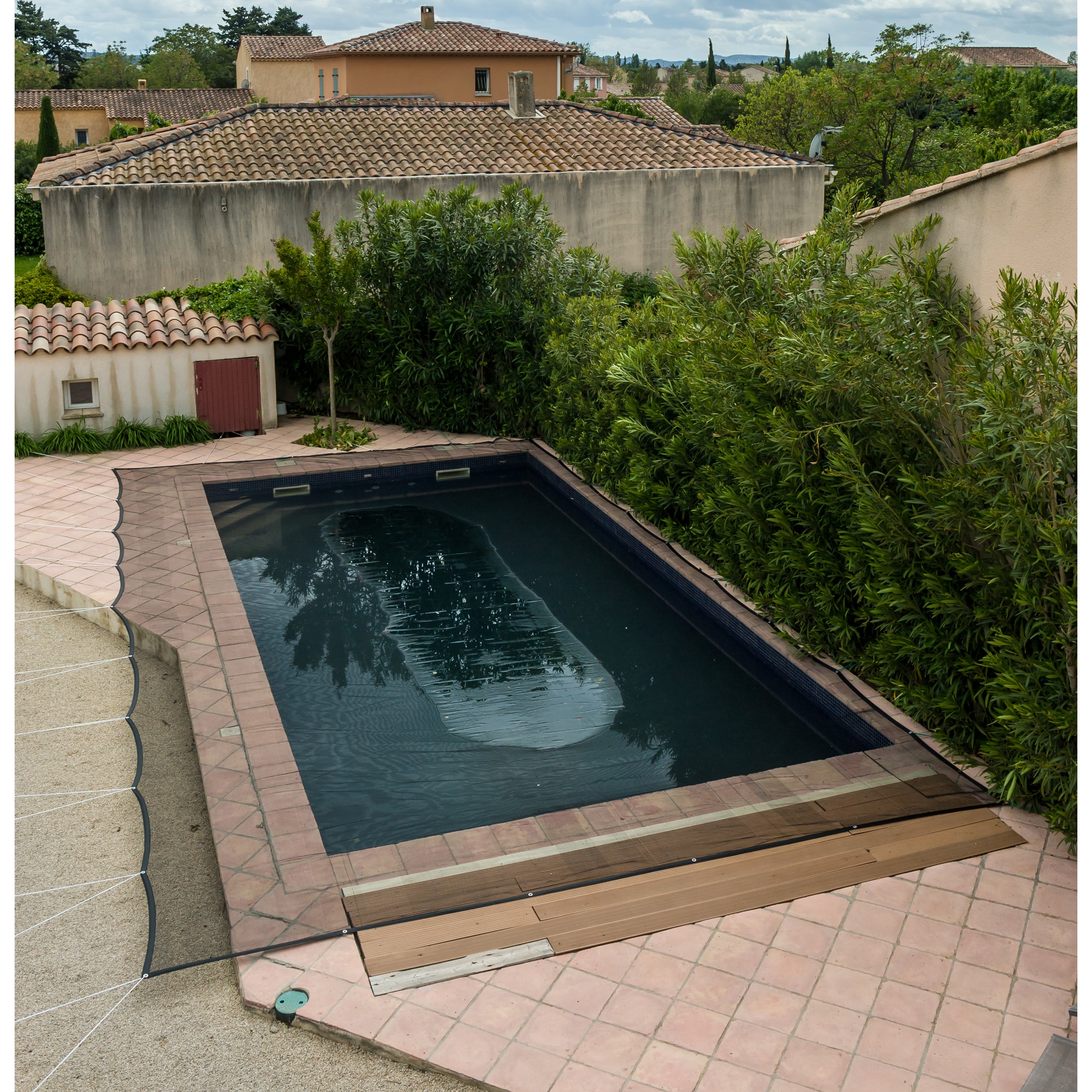 Filet de protection piscine 100g/m2 WERKA PRO 5 x 9 m