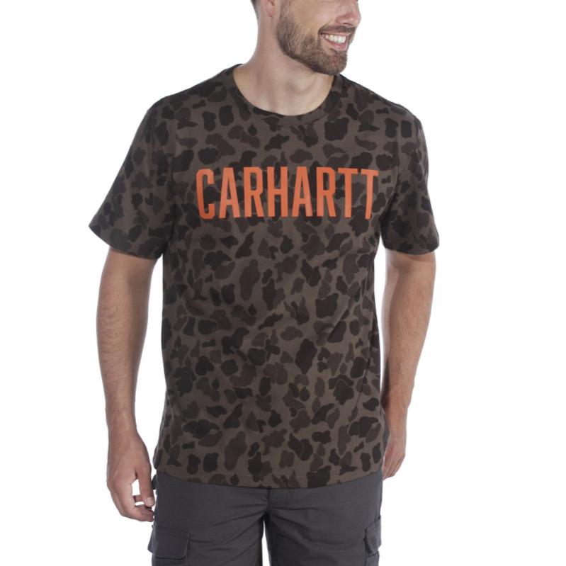 T-shirt Workwear noir camo - Carhartt - Taille S - 4