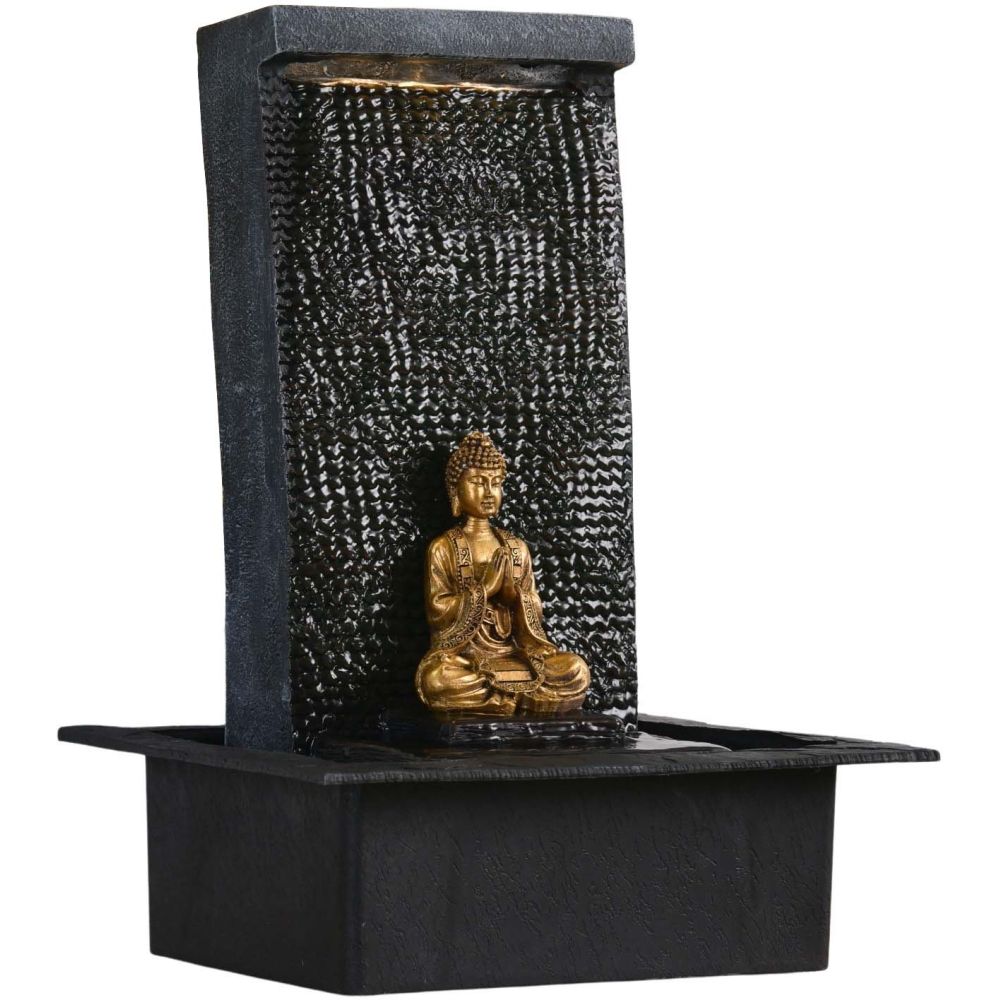 Fuente de resina de buda zenitude