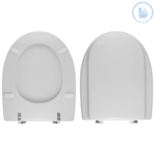 Copriwater SINUA AXA In Poliestere Laccato - Bianco Lucido, Design Moderno Per Bagno - Foto 12