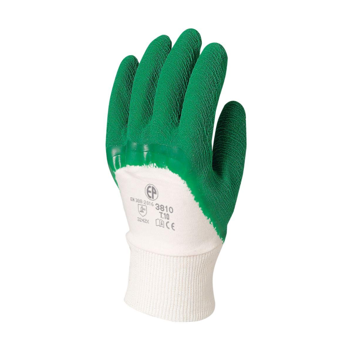 Gants Courts Courrèges Vert Laine Femme Taille S - Occasion Très Bon état