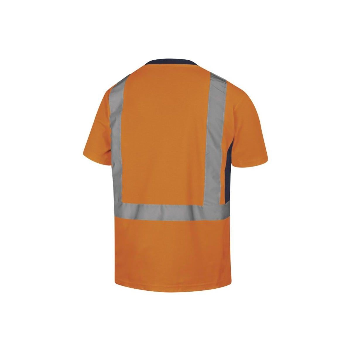 Tee-shirt coton / polyester haute visibilité Orange - Delta Plus - Taille 2XL - 2
