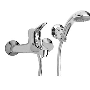 Coppia miscelatori bagno lavabo alto bidet marca Piralla Mod. Essenza