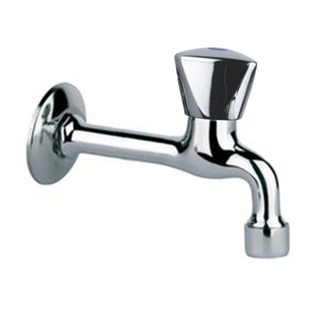 Rubinetto Singolo Lavello A Muro Canna J - Serie Quadra |Pentagono - Foto 2