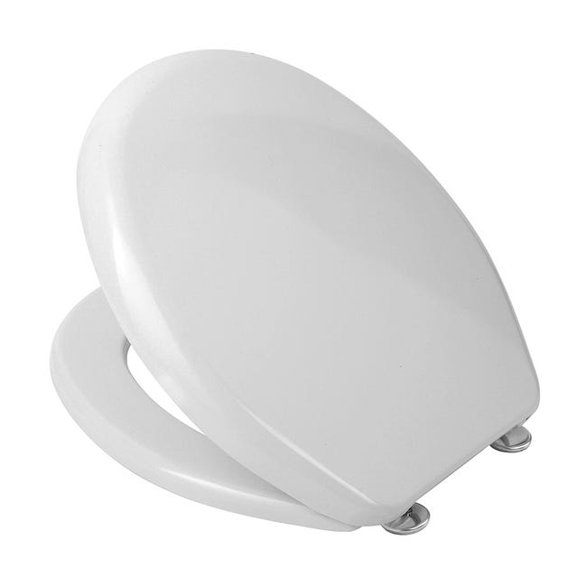 Copriwater Dedicato Per Serie Afrodite Azzurra In Resina Poliestere Colata Bianco Lucido Con Cerniere Rallentate Coperchio Sedile Tavoletta Per Wc 84390866