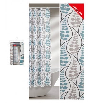 Rideau de Douche 240x200 Motif Rayé en Polyester Mod. Maiorca