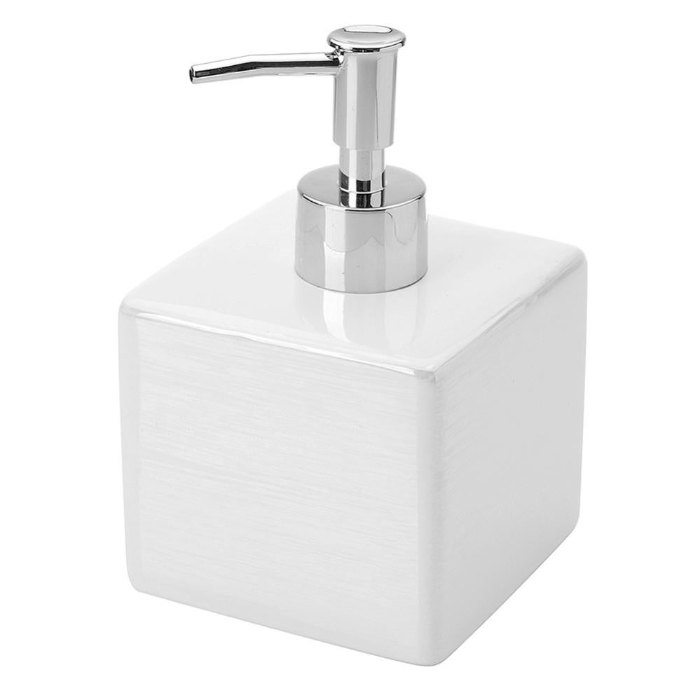 Dispenser Sapone A Forma Di Teschio In Ceramica | Nero Gotico Ricaricabile Per Bagno E Cucina | 453g Con Pompa Antigoccia - 5
