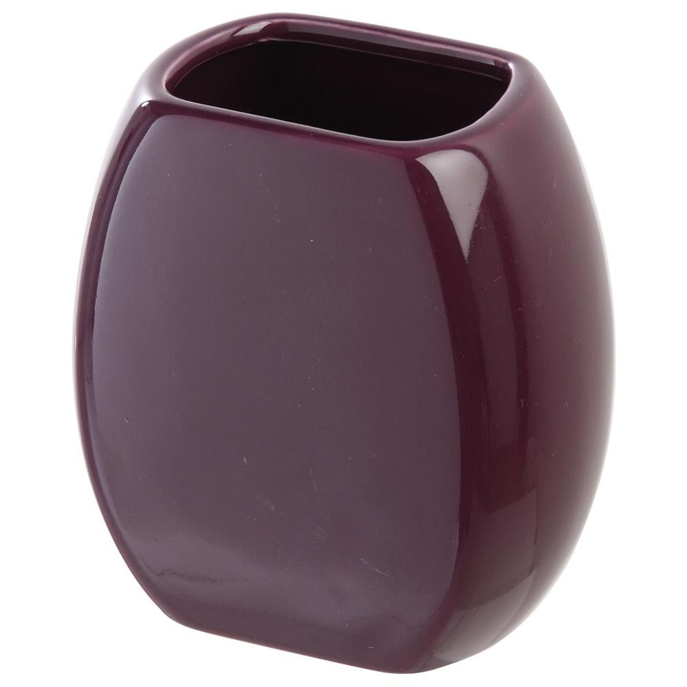 Portaspazzolino Da Bagno In Acciaio Inossidabile - Design Cavo Con Scolatoio, Dimensioni 10x7,5x10,5 Cm - Organizer Multiuso Per Spazzolini, Dentifricio, Pennelli, Posate - Colore Nero