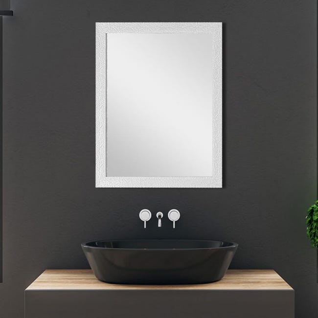 Specchio Con Cornice Da Parete INSPIRE Rettangolare Loft 2 Argento 70 X 170 Cm 91180815 Specchio Con Cornice Da Parete INSPIRE Rettangolare Loft 2 Argento 70 X 170 Cm 91180815