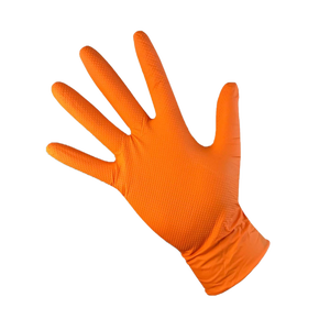 Guanti Da Lavoro Antiscivolo GUANTI NITRILE 50pz ARANCIO DIAMOND GRIP NEW MED S/POL (XL) - GUANTI Guanti Estivi - Foto 8