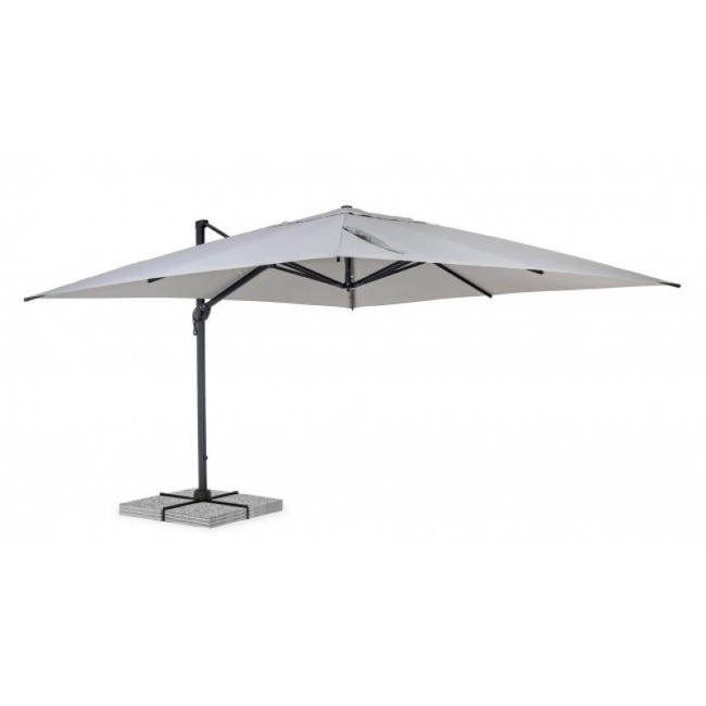 Paraguas de brazo en aluminio gris claro 4x4 cm Leroy Merlin