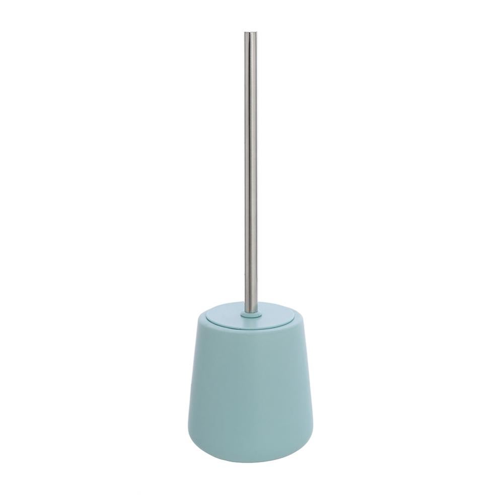 Dispenser Sapone In Ceramica Bianca Serie Sidney Con Inserti Cromo, 15x8 Cm, Arredo Bagno InBagno