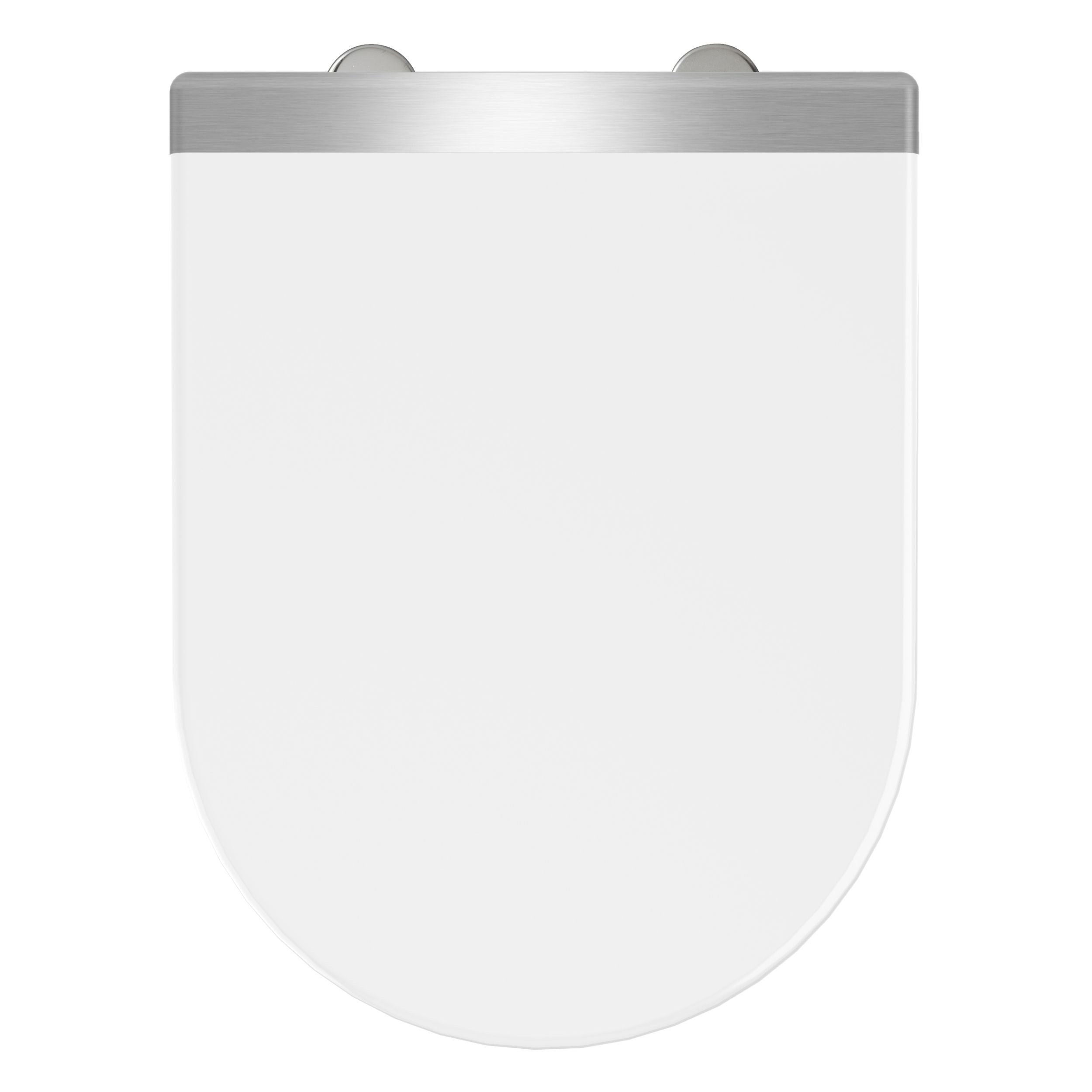 Allibert Abattant WC design en thermodur FALLY - Blanc