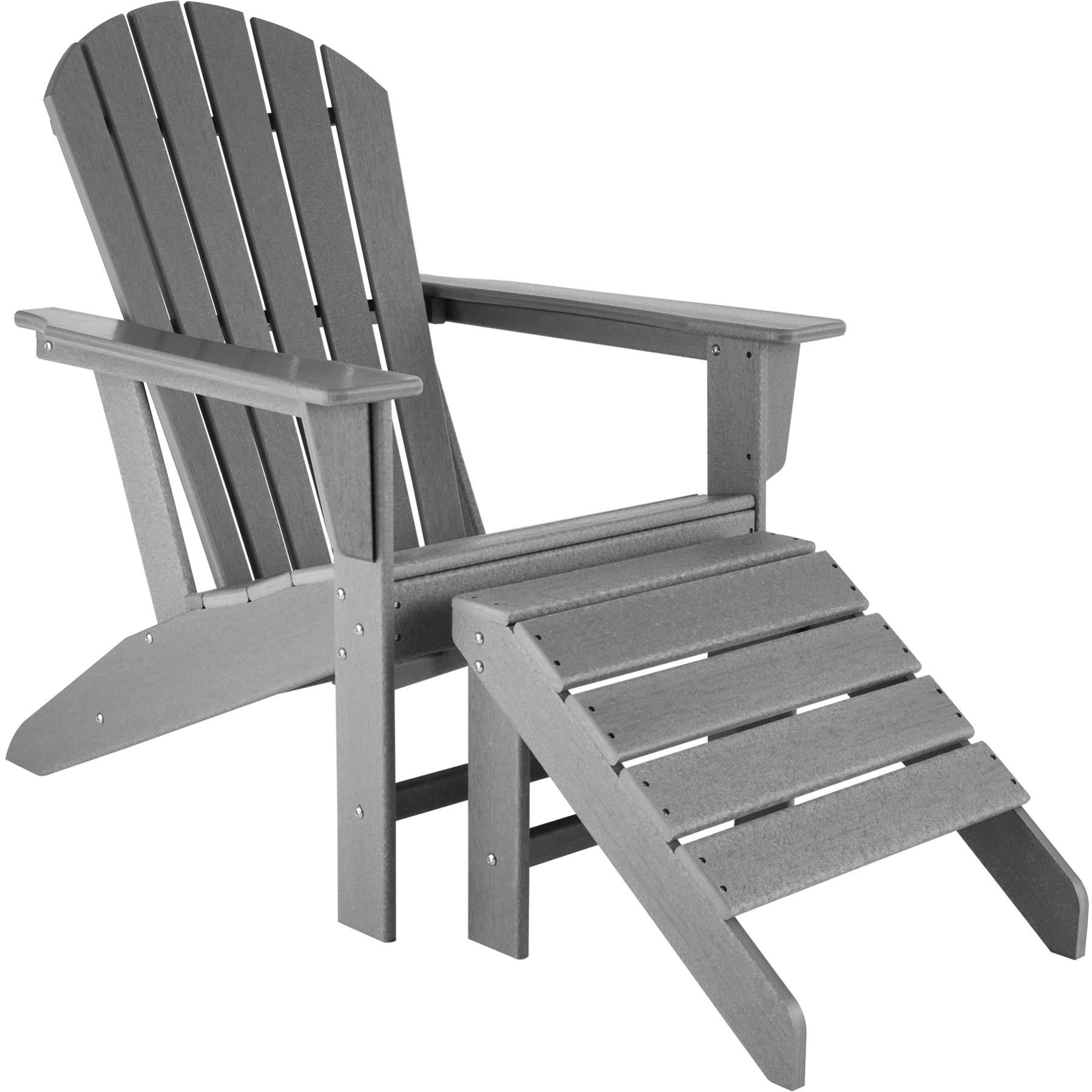Poltrona Da Giardino Adirondack In Legno Di Acacia - Portata 160kg, Design Ergonomico Sedia Da Giardino - 7