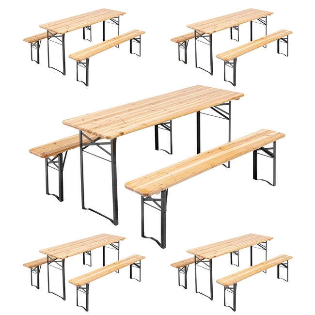 Primario Grande Set di 5 tavole per panca da giardino impregnate adatte per tutte le panche senza schienali, resistenti alle intemperie per scaffali da giardino (rovere chiaro, 100 cm Primario Grande Set di 5 tavole per panca da giardino impregnate adatte per tutte le panche senza schienali, resistenti alle intemperie per scaffali da giardino (rovere chiaro, 100 cm