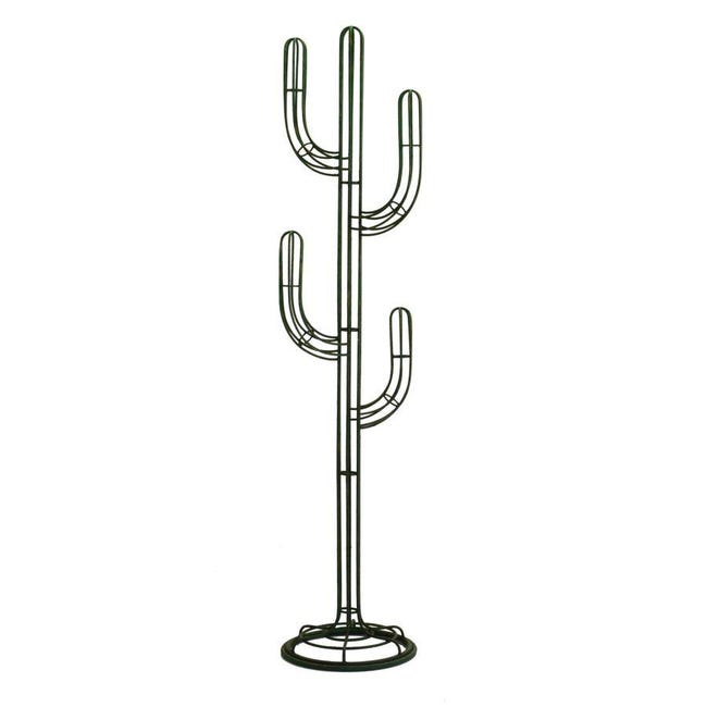 Perchero de pie de metal forma de cactus verde h 185 cm | Leroy