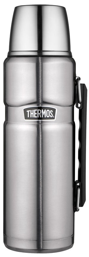 THERMOS 4001205120 Porte aliments isotherme KING INOX MAT- 1,2L-D14,8XH22,3CM-12H  CHAUD/24H FROID