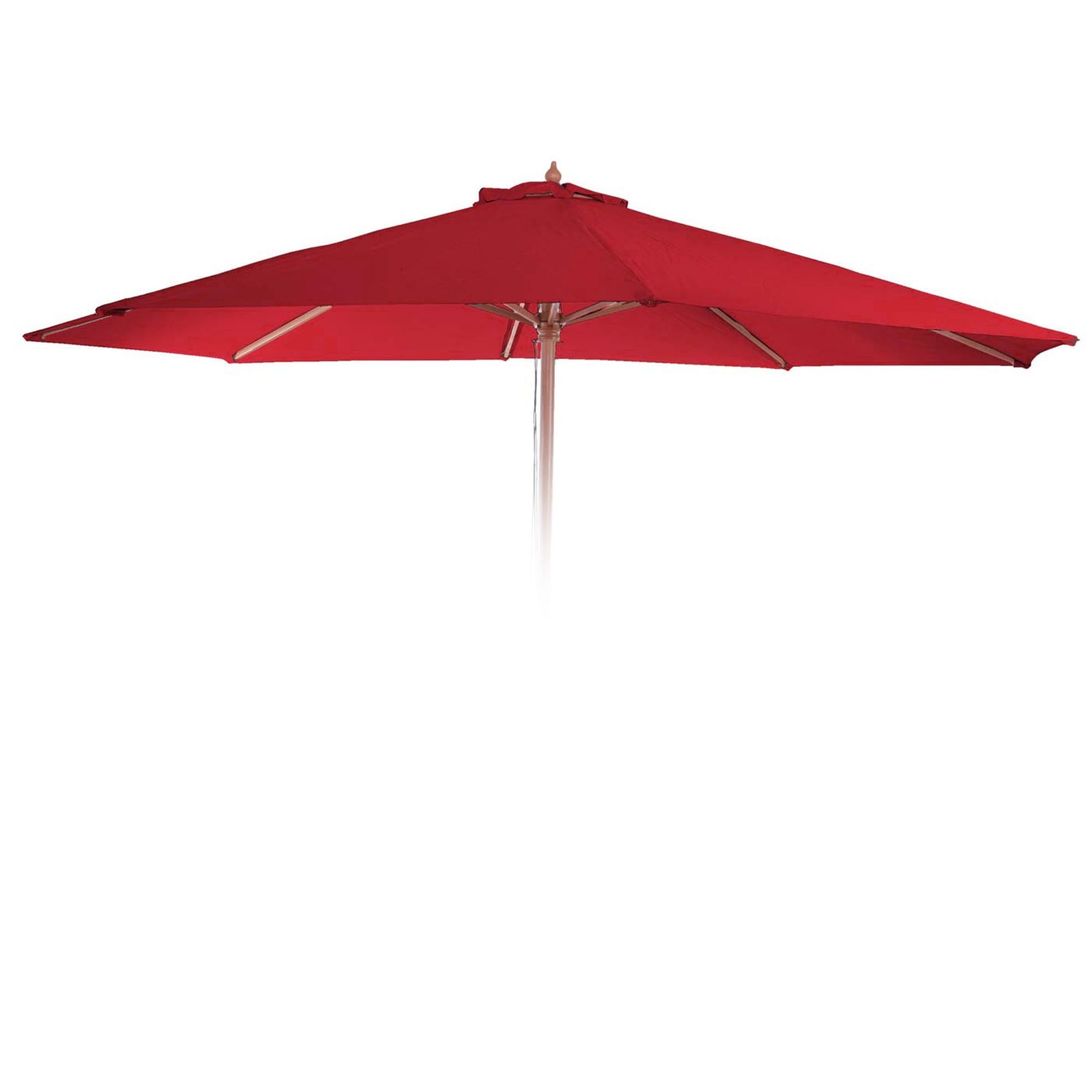 Telo Copertura Per Ombrelloni Rotondi 8 Stecche - Tessuto 220g/m² Idrorepellente E UV, Colore Avorio Beige - Foto 14