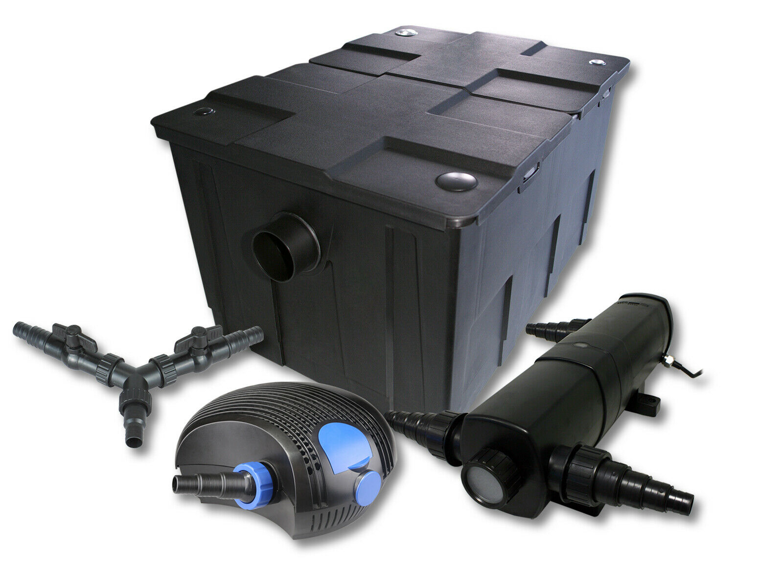 Kit de filtration de bassin pour 60000 litres 24 watts stérilisateur et