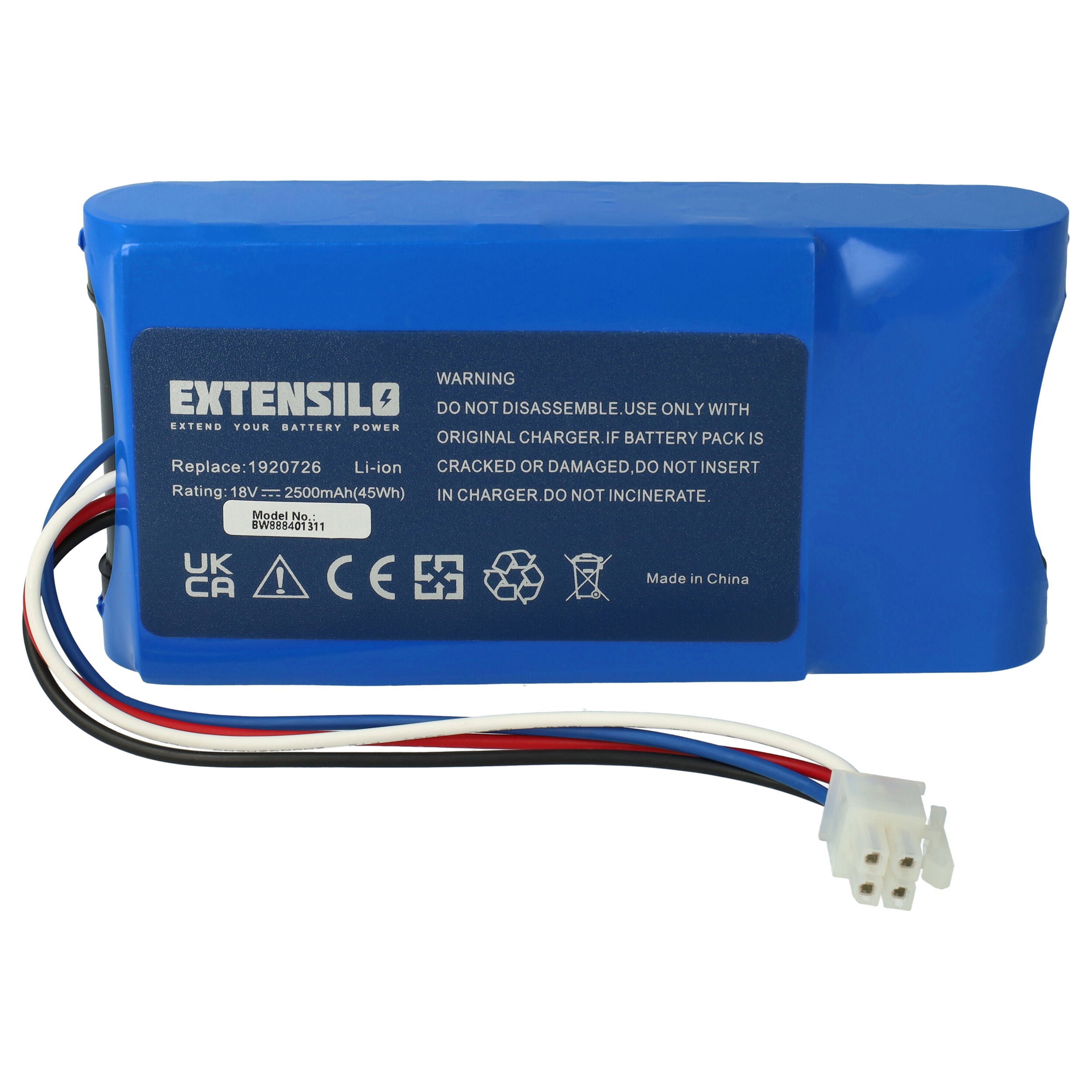 EXTENSILO Batterie compatible avec Yard Force Amiro 350 400 350i 400i tondeuse à gazon