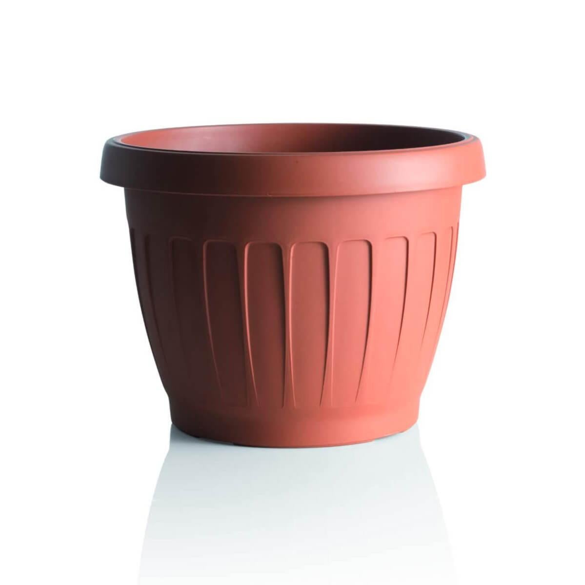 Bama Iris, da Balcone con piattino, Terracotta, 50 x 30 x 30 cm