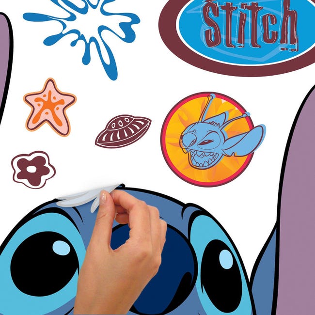 Sticker Stitch Sourire - XXL (Hauteur 176cm, Largeur 128cm)