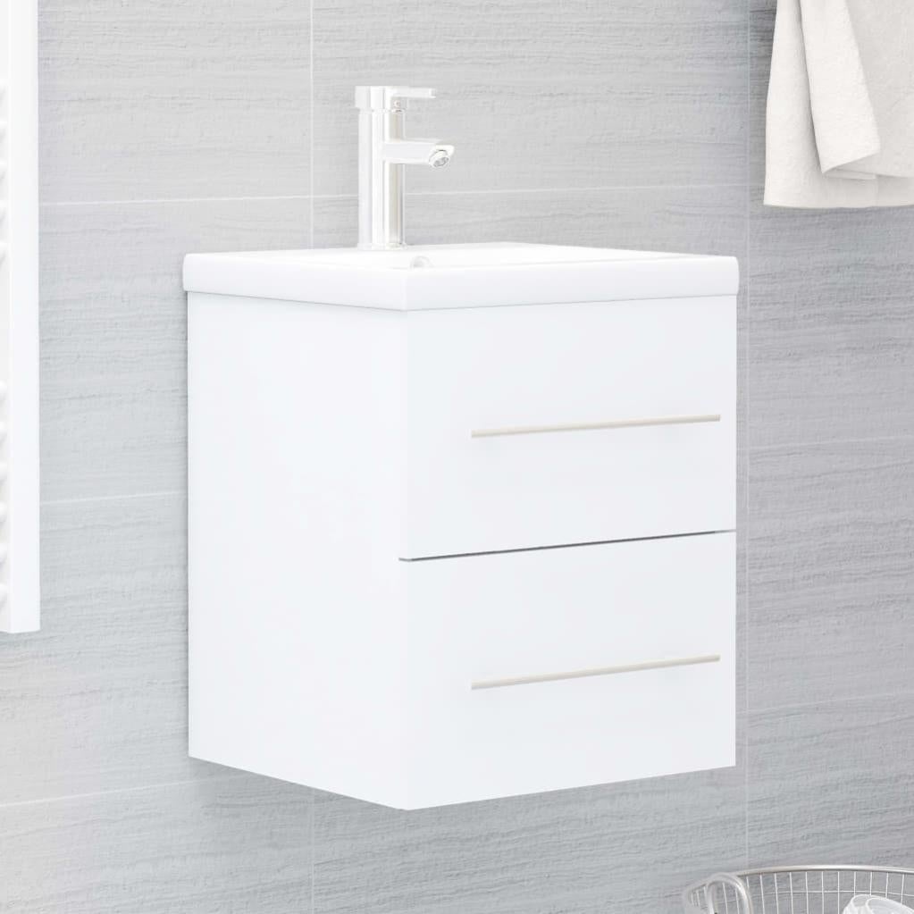 VidaXL Mobile Bagno Con Cassetto Rovere Artigianale 32x34x90 Cm - Armadio Rettangolare Moderno Opaco - 3