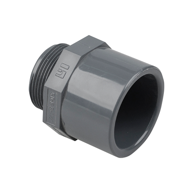 Nipplo PVC Incollaggio e Filetto Maschio Ø 63-50 mm x 1