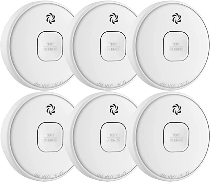 Détecteur De Fumée Elro FS1110P - 230V Avec Batterie Secours 10 Ans - Norme EN14604