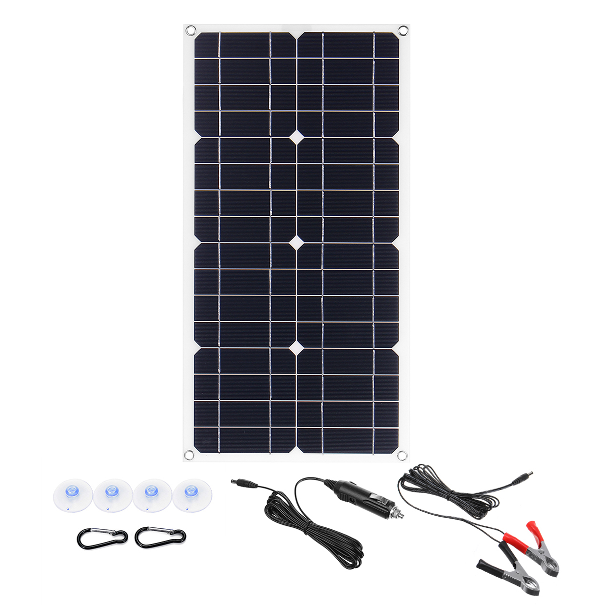 Quelle Batterie Pour Panneau Solaire 100w Panneau solaire 50-100W 5-12V pliable flexible Monocristallin chargeur de  batterie 54 x 28cm | Leroy Merlin