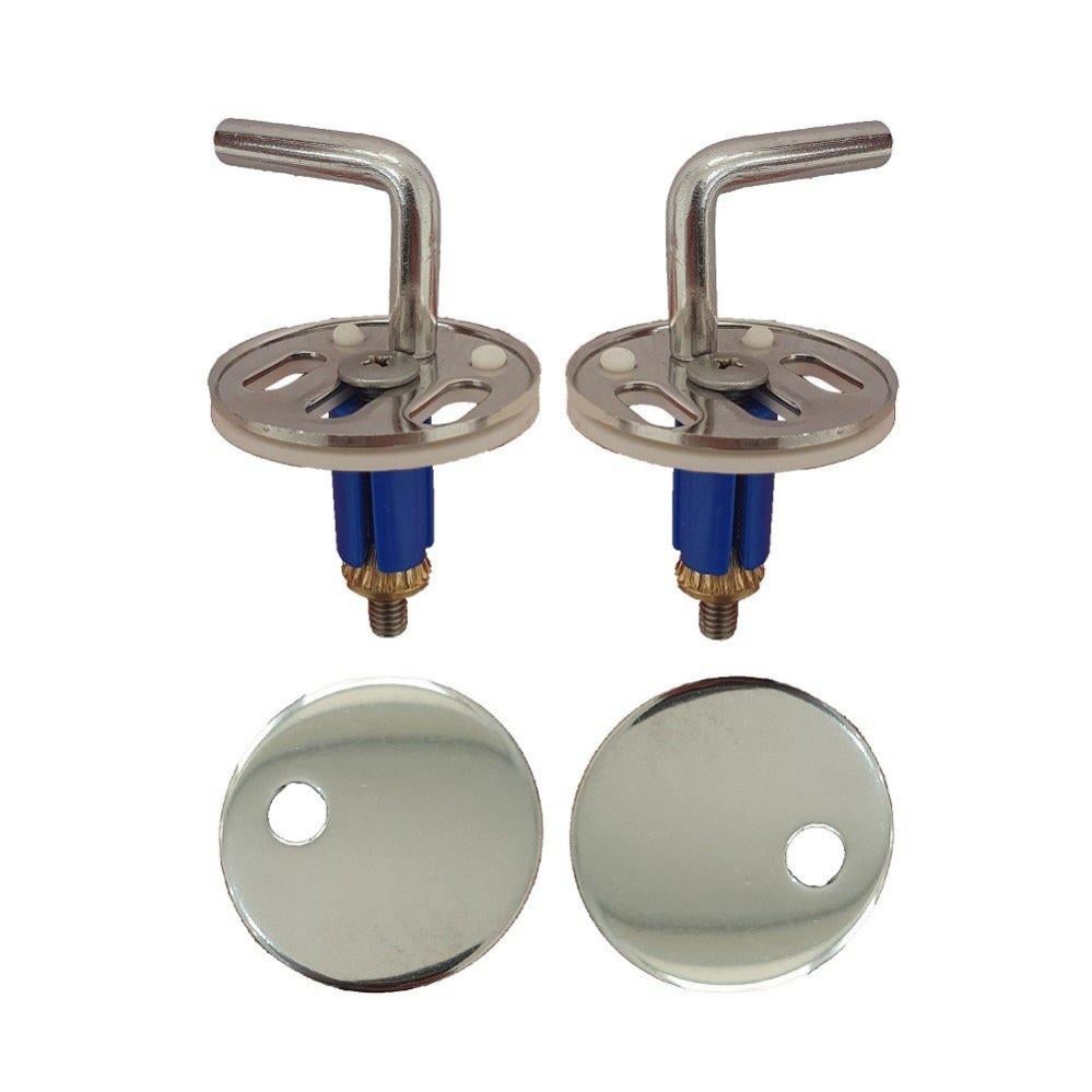 HYDRO HOME - Tavoletta WC Copriwater Ovale HH019 Compatibile con Vari Modelli con le Stesse Misure, Coperchio Water Sedile WC a Fissaggio dal Basso con Cerniere Regolabili, Coperchio WC