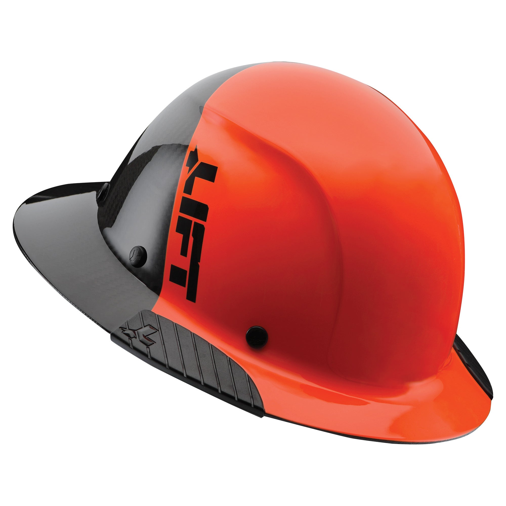 Casque de protection en carbone LIFT SAFETY DAX 50 FULL BRIM Orange