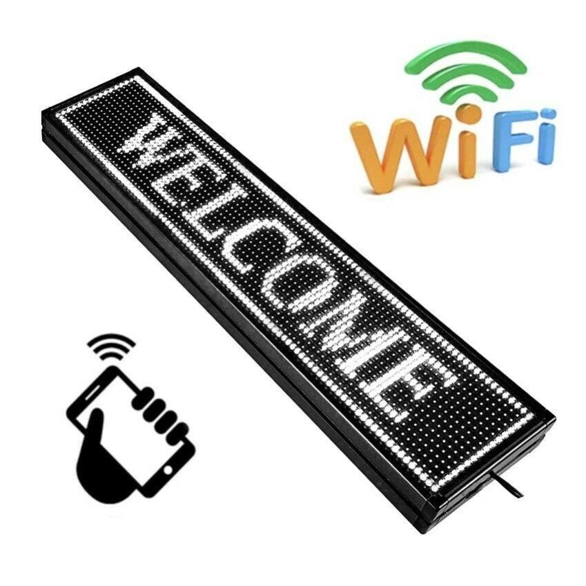 Tabella A Led Luminosa Con Scritta Scorrevole Insegne A Led Rgb Multicolore WIFI - Foto 3