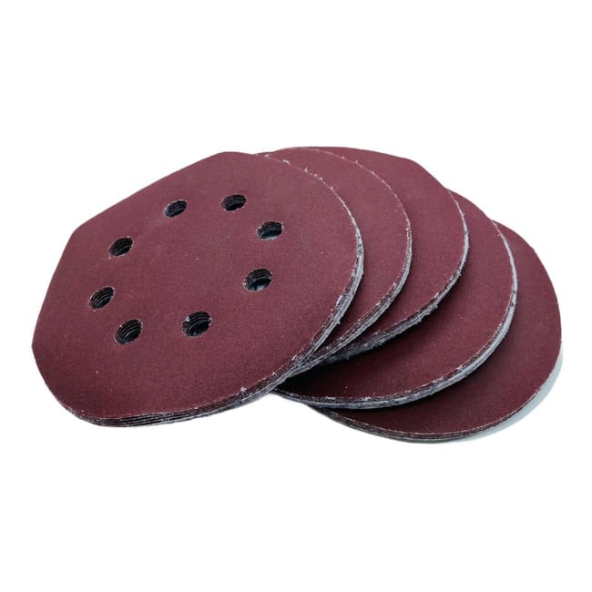 Dischi Abrasivi Da 125 Mm, 8 Fori, in Ossido Di Alluminio, per La Dischi Abrasivi Da 125 Mm, 8 Fori, in Ossido Di Alluminio, per La