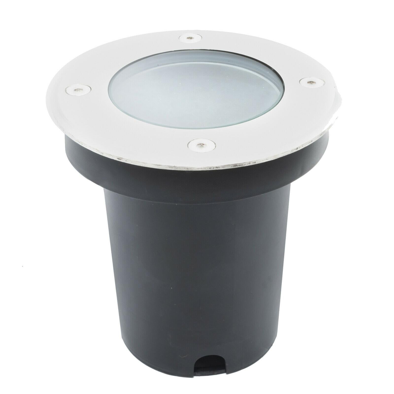 Faretto LED Calpestabile Rotondo 12V/24V 1W IP68 - Segnapassi Da Incasso Per Giardino, Viale, Bordo Piscina, Luce Calda/Fredda/Blu