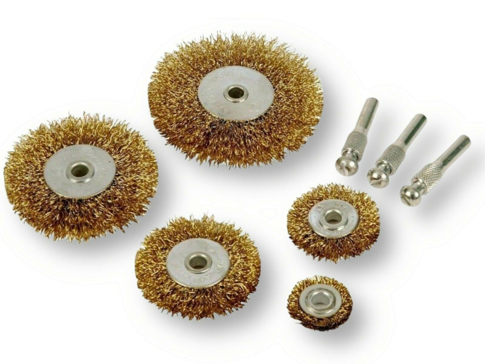 45 Pezzi 60 Pezzi Mini Spazzole In Filo Di Acciaio Utensile Rotante Per Trapano Dremel Lucidatura Mola Accessori Per Spazzole Piccole - Foto 3