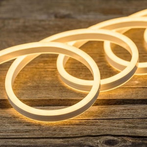 Striscia LED COB 220V Effetto Neon - 20 Metri Luce Fredda 6500K, Impermeabile IP65 Per Casa Ed Esterni - Foto 11