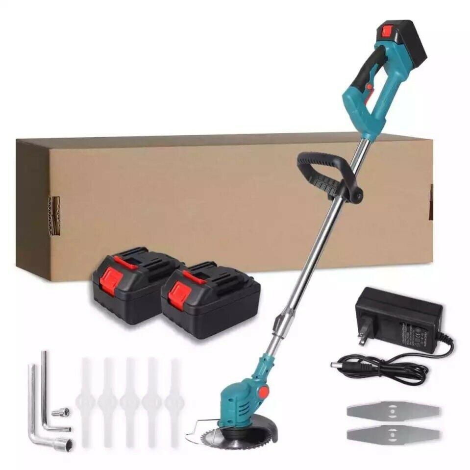 Decespugliatore Elettrico A Batteria Litio 68V - Tagliaerba E Tagliabordi Con 2 Batterie N 525329 - Foto 9